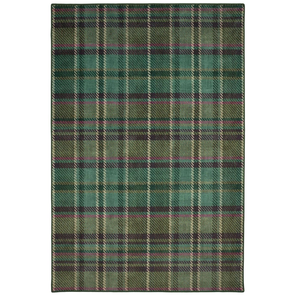 Mood Company - Vloerkleed Isla Smaragdgroen - Wasbaar Gerecycled - 120x185 - Phoenox Textiles UK - 5026134650213