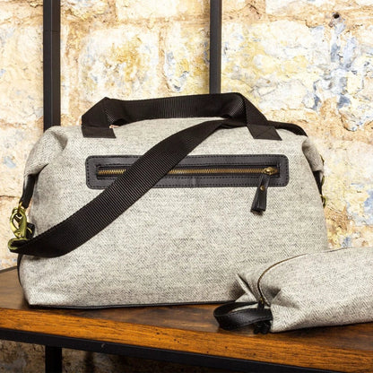 Weekendtas Grijs - Tweed - Tweedmill by MoodCompanyNL