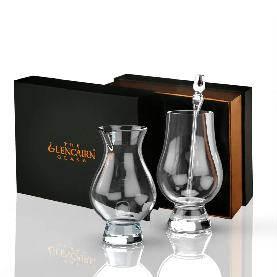 MoodCompanyNL - Whisky Combinatieset van 1 Whiskyglas met een kleine Waterkaraf en Pipette - Glencairn Crystal Scotland - 6095636114157