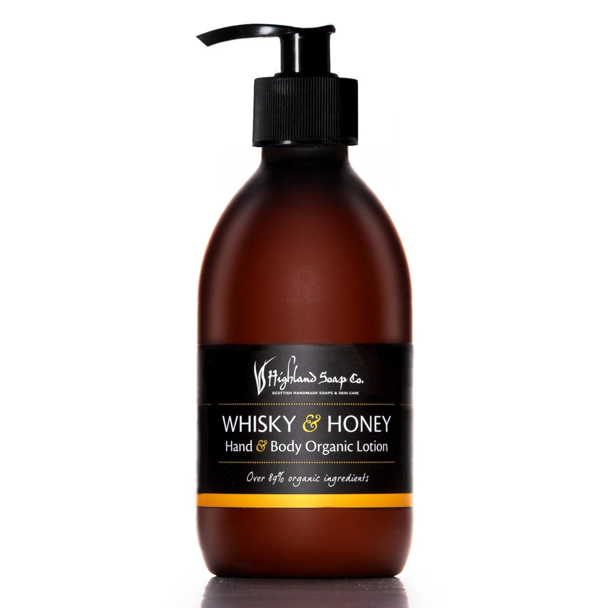 MoodCompanyNL - Whisky & Honey – Warm & Zoet - Biologische Hand - & Bodylotion 300ml - 5060188000754