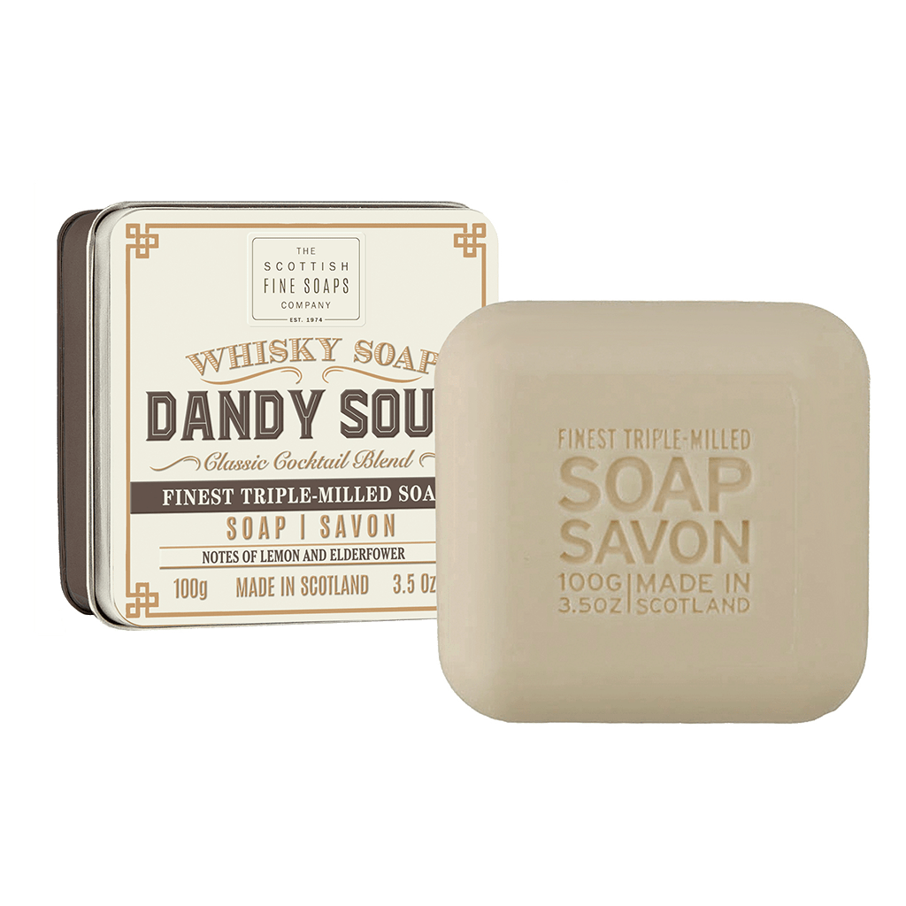 MoodCompanyNL - Whisky soap (in blik) Dandy Sour 100g - 5016365010887