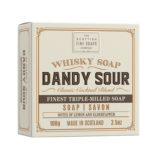 MoodCompanyNL - Whisky soap (in karton) Dandy Sour 100g - 5016365004640