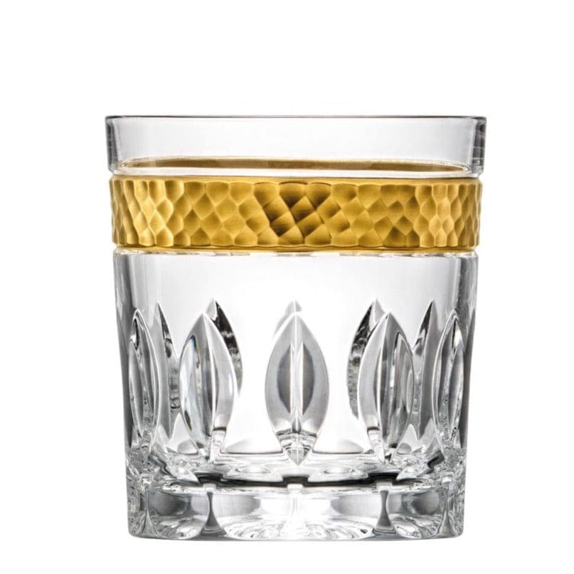 MoodCompanyNL - Whiskyglas Bloom Gold - Tumbler with 24 karaat gouden rand - 320ml - Arnstadt Kristall - 6151207659677