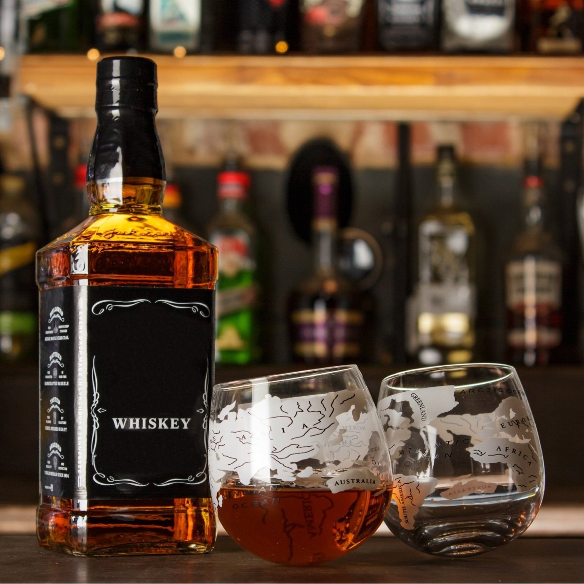 MoodCompanyNL - Whiskyglas Globe Rockers set van 2 - 300ml - Bar Originale - 5013313004271