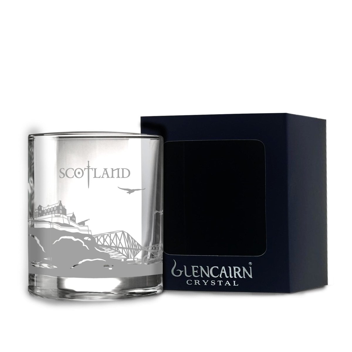 MoodCompanyNL - Whiskyglas Skyline Scotland - Gegraveerd - Glencairn Crystal Scotland - 6091020197157