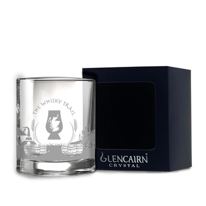 MoodCompanyNL - Whiskyglas Skyline Whisky Trail - Gegraveerd - Glencairn Crystal Scotland - 6091029018064