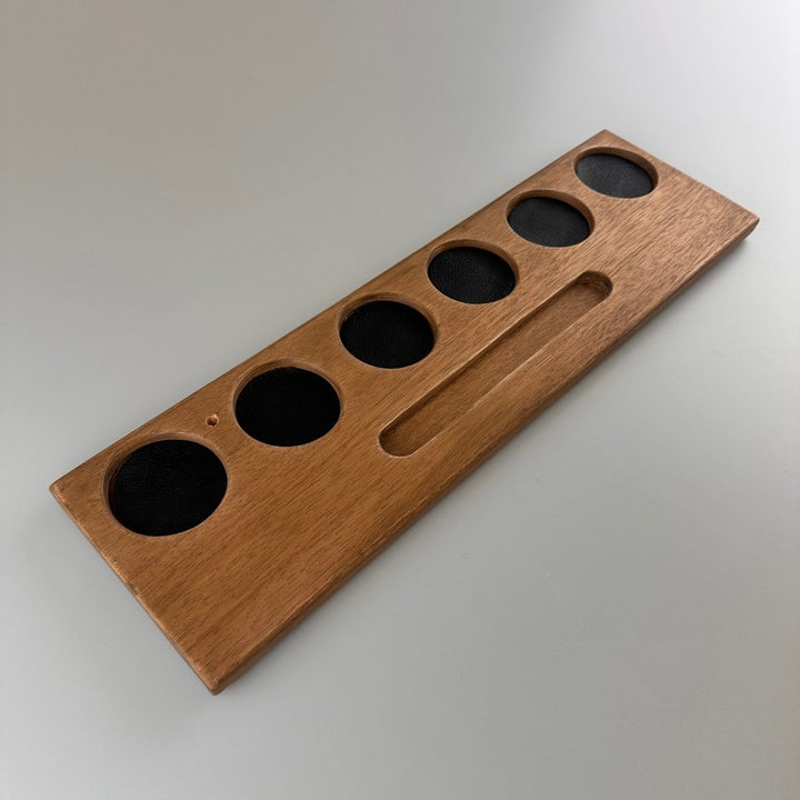 MoodCompanyNL - Whiskyglashouder Breed voor 6 glazen (exclusief glaswerk) - Handgemaakt - E.W.B. België - 6151216583536