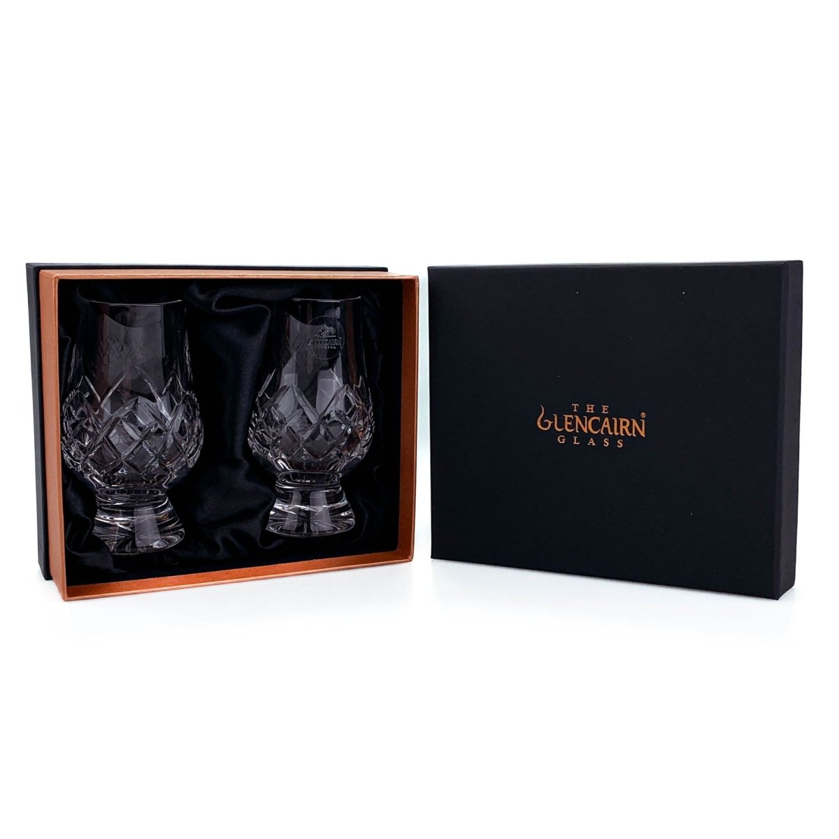 MoodCompanyNL - Whiskyglazen Cut 2 stuks - Geschenkverpakking - Loodkristal - Glencairn Crystal Scotland - 0884513000326