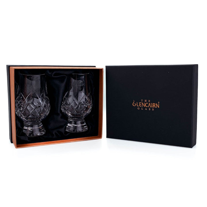 MoodCompanyNL - Whiskyglazen Cut 2 stuks - Geschenkverpakking - Loodkristal - Glencairn Crystal Scotland - 0884513000326