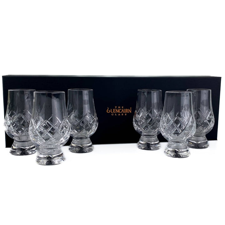 MoodCompanyNL - Whiskyglazen Cut 6 stuks - Geschenkverpakking - Loodkristal - Glencairn Crystal Scotland - 0884513000340