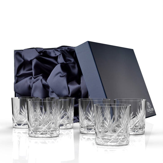 Mood Company - Whiskyglazen Skye 6 stuks - Geschenkverpakking - Loodkristal - Glencairn Crystal Scotland - 5060025555294