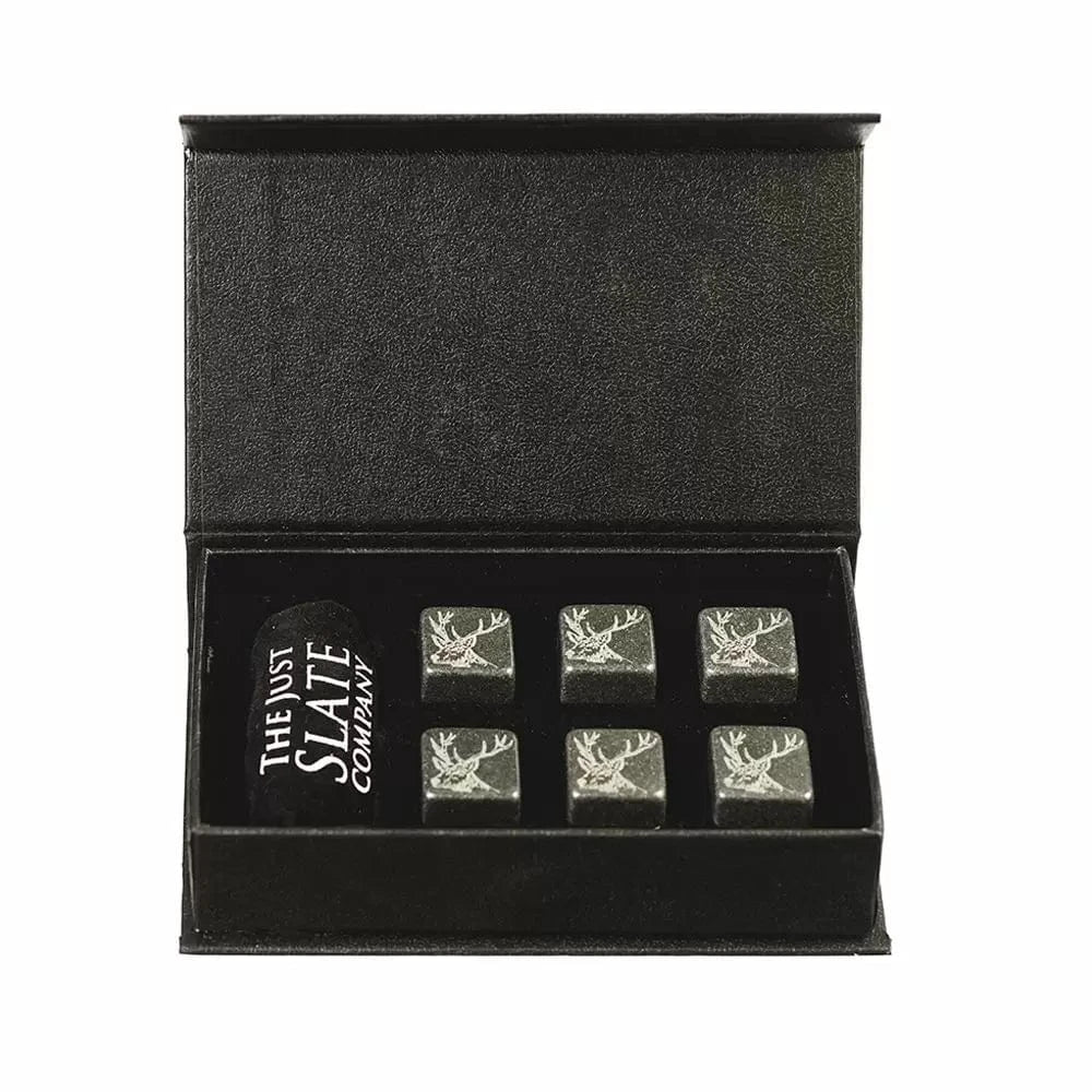 Whiskystenen Edelhert - Gegraveerd - Just Slate Company Scotland by MoodCompanyNL