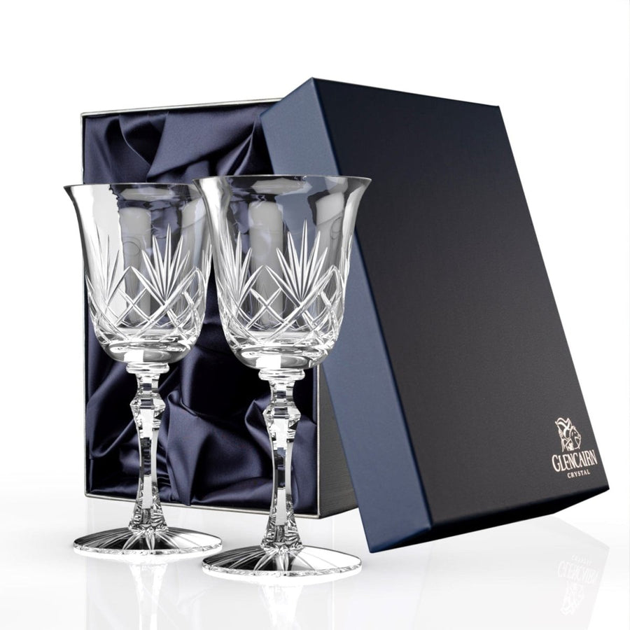 MoodCompanyNL - Wijnglazen Skye 2 stuks - Geschenkverpakking - Loodkristal - Glencairn Crystal Scotland - 5060025555386