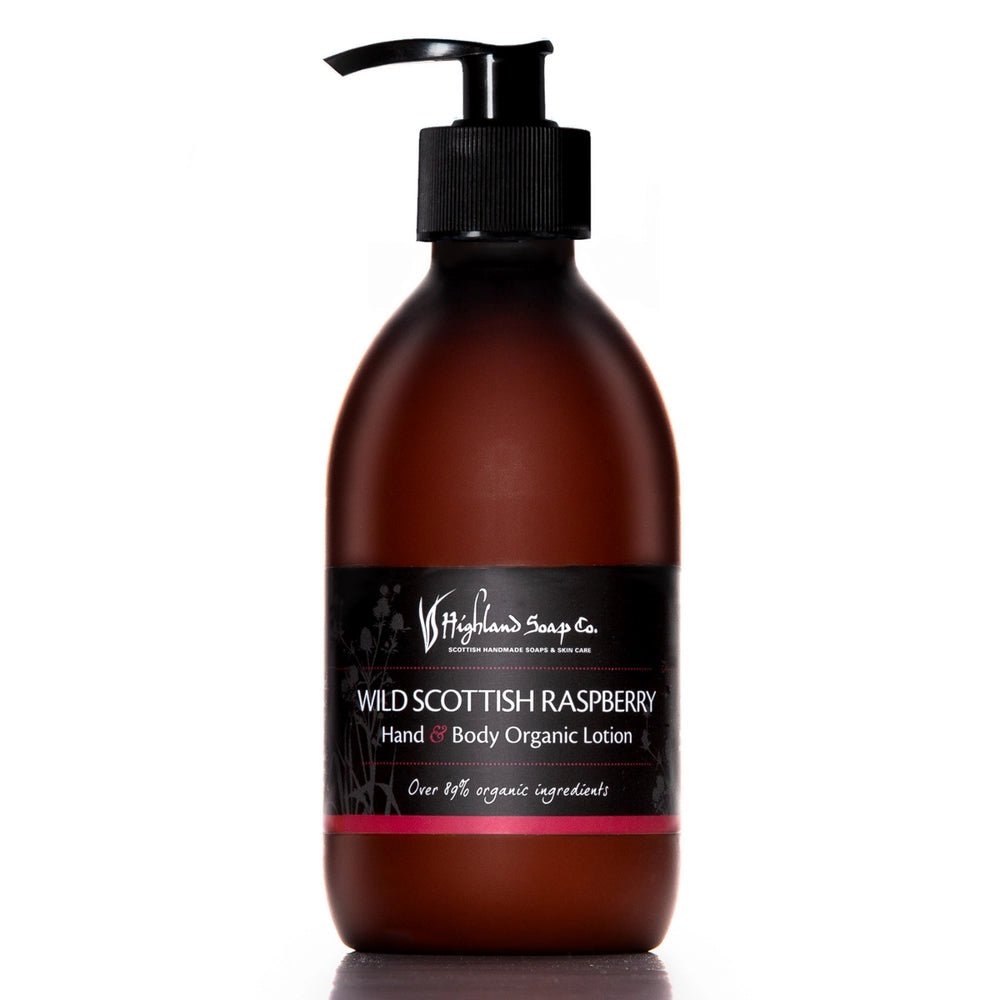 MoodCompanyNL - Wild Scottish Raspberry – Fruitig & Zoet - Biologische Hand - & Bodylotion 300ml - 5060614510031
